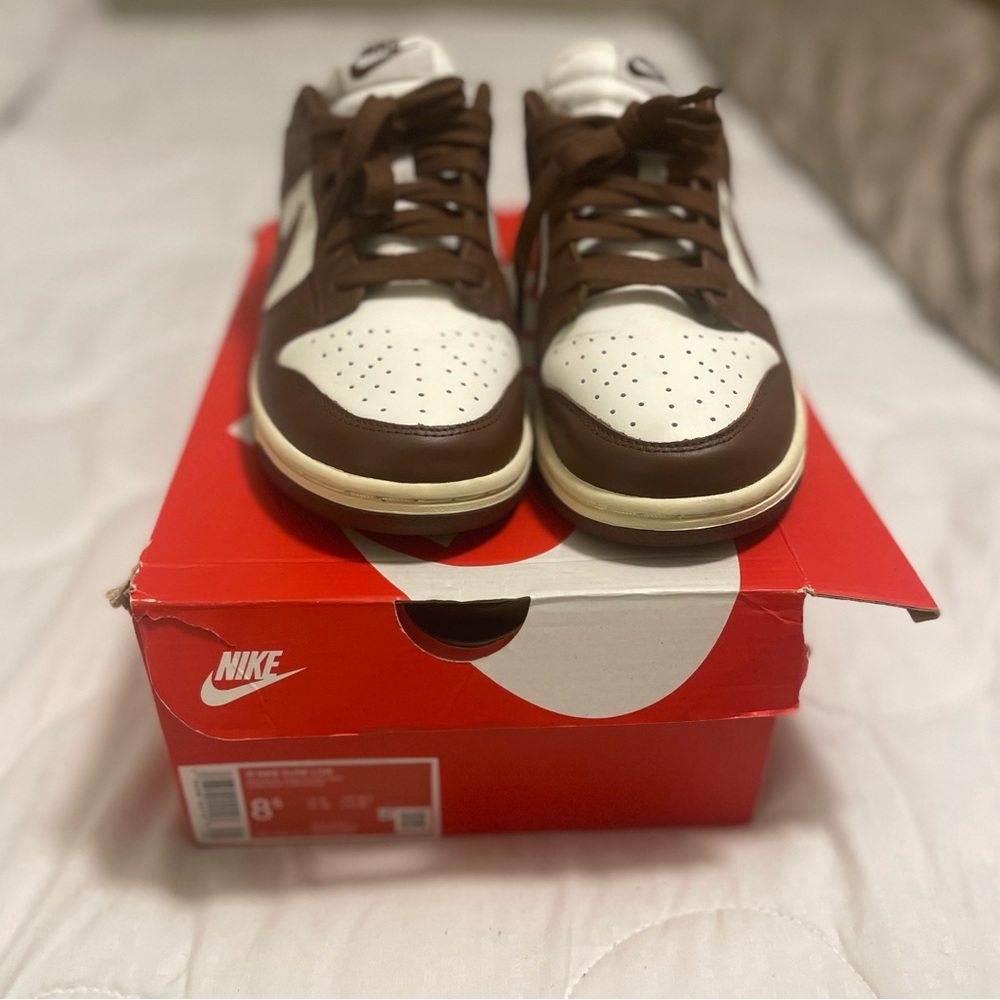 Nike Women's Brown and White Sneakers